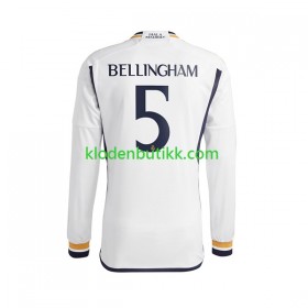 Real Madrid Jude Bellingham 5 Hjemme Fotballdrakt 2023/24 Langermet